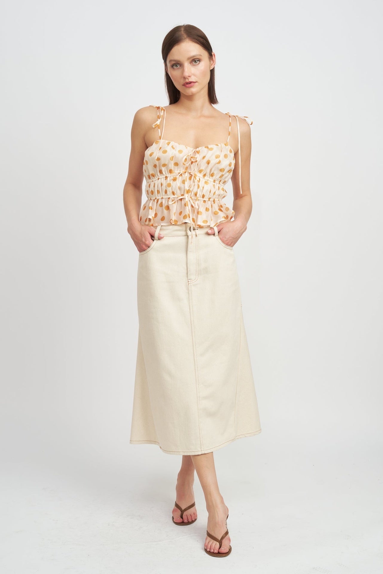 Falda Dafne - Color Platino