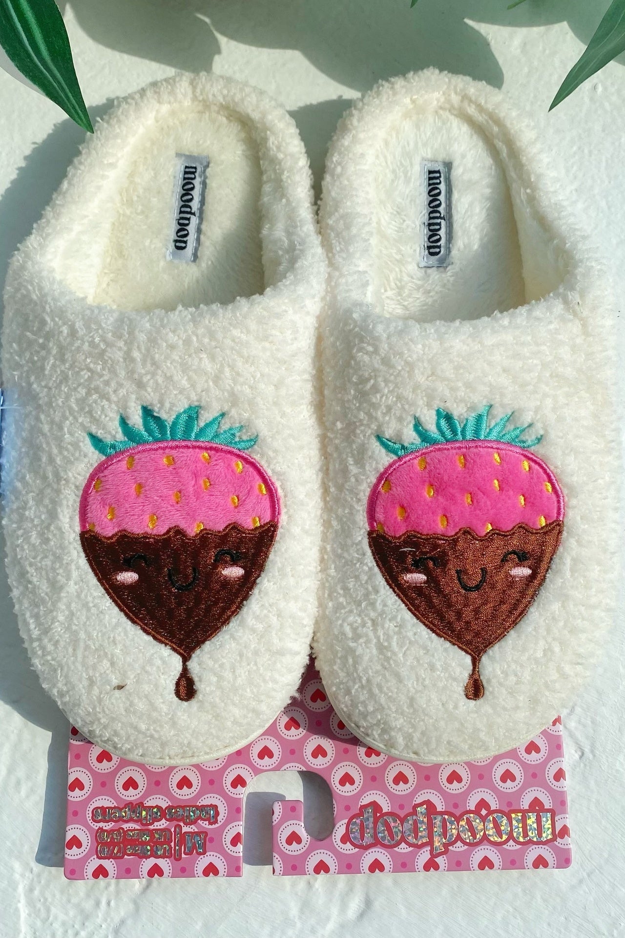 Pantuflas Fresa - Color Platino