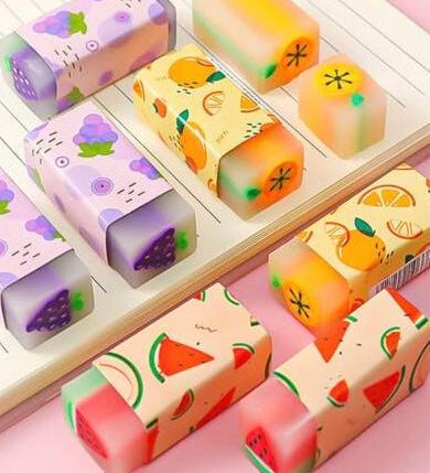 Borradores Frutas - Color Platino