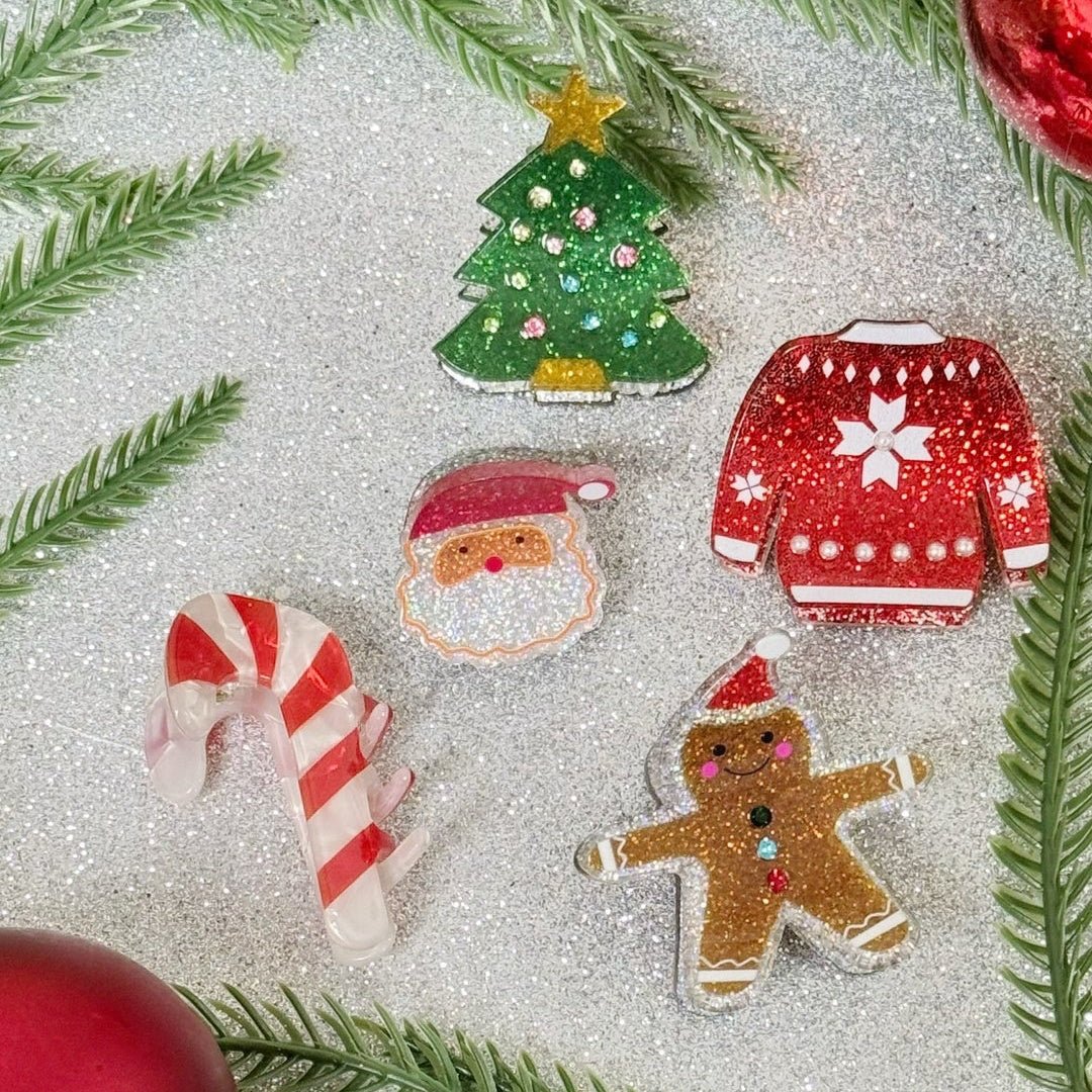 Ganchos Natalia - Color Platino