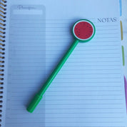 Plumas frutas redondas - Color Platino