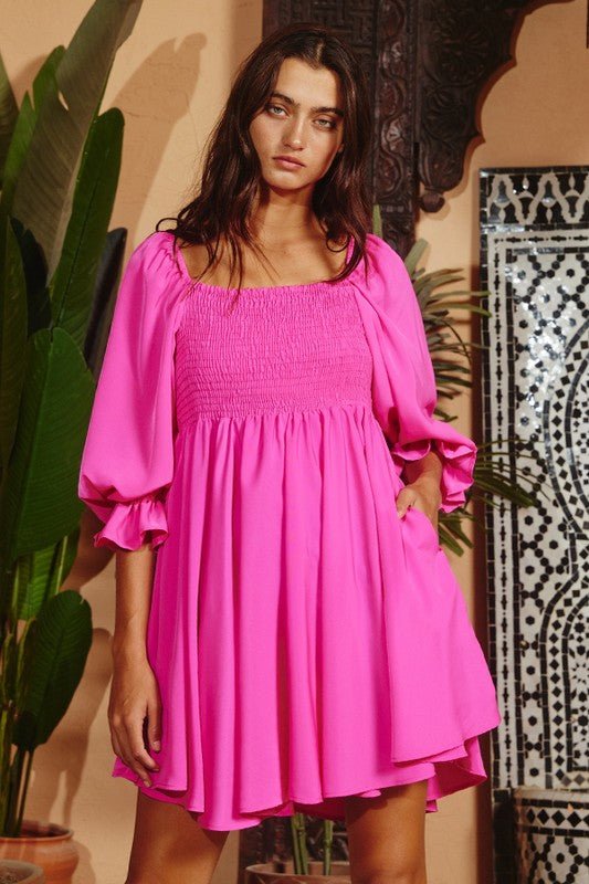 Vestido Karol - Color Platino