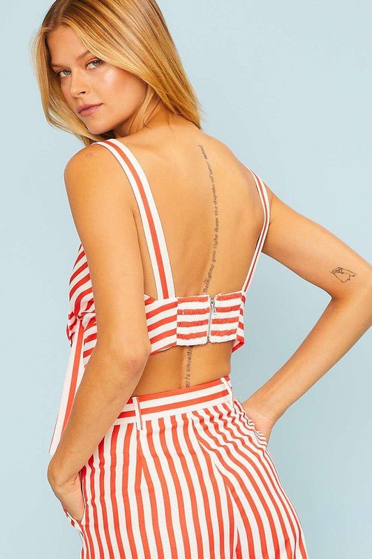 Crop top Amber - Color Platino